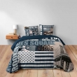 Housse de couette 200 x 200 cm coton 42 fils + 2 taies Brooklyn, image n° 3
