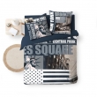 Housse de couette 200 x 200 cm coton 42 fils + 2 taies Brooklyn, image n° 5
