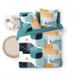 Housse de couette 200 x 200 cm coton 42 fils + 2 taies Sprint, image n° 5