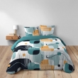 Housse de couette 200 x 200 cm coton 42 fils + 2 taies Sprint, image n° 3