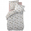 Housse de couette 200x200 + 2 taies d100% coton Arcoeur, image n° 1