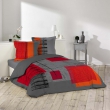 Housse de couette 220x240 cm + taies 100% coton Quadro, image n° 1