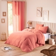 Housse de Couette 240 x 220 cm  + 2 Taies "Avy" en Gaze de Coton Rose, image n° 1