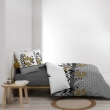 Housse de couette 240 x 220 cm coton 42 fils + 2 taies Catalia, image n° 4
