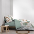 Housse de couette 240 x 220 cm coton 42 fils + 2 taies Lunabella blanc, image n° 4