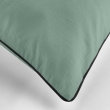 Housse de couette 240 x 220 cm coton lavé 57 fils Linette Sauge, image n° 3