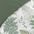 Housse de couette  240 x 220 cm double gaze coton 57 fils Verveine, image n° 2