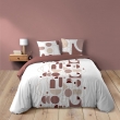 housse de couette 240 x 220 cm en coton 42 fils "Chilipop" rose, image n° 2