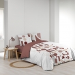 housse de couette 240 x 220 cm en coton 42 fils "Chilipop" rose, image n° 5