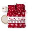 Housse de couette 240 x 220 cm en microfibre de flanelle Flocon, image n° 1