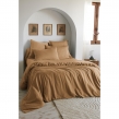 Housse de Couette 240 x 220 cm - Satin d’Eucalyptus Uni Lysandre Camel, image n° 2