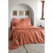 Housse de Couette 240 x 220 cm - Satin d’Eucalyptus Uni Lysandre Terracotta, image n° 2