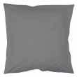 Housse de couette 260 x 240 cm + 2 taies coton 57 fils Gris souris, image n° 2