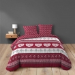 Housse de couette 260 x 240 cm coton 42 fils + 2 taies Alpage, image n° 1
