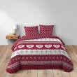 Housse de couette 260 x 240 cm coton 42 fils + 2 taies Alpage, image n° 3
