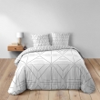 Housse de couette 260 x 240 cm coton 42 fils + 2 taies Etna, image n° 3