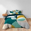 Housse de couette 260 x 240 cm coton 42 fils + 2 taies Mounia, image n° 3