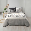 Housse de couette 260 x 240 cm coton 57 fils + 2 taies Cyliane, image n° 3