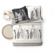 Housse de couette 260 x 240 cm coton 57 fils + 2 taies Cyliane, image n° 4