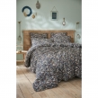 Housse de couette 260 x 240 cm double gaze de coton imprimée Capucine Bleu foncé, image n° 2