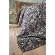 Housse de couette 260 x 240 cm double gaze de coton imprimée Capucine Bleu foncé, image n° 3