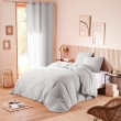 Housse de couette 260 x 240 cm en gaze de coton naturelle + 2 taies Perle, image n° 1