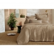 Housse de couette 260 x 240 cm - Percale coton 120 fils - PERRINE Ficelle, image n° 1