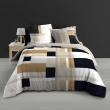 Housse de couette 260 x 240 cm percale de coton 78 fils + 2 taies Ulysse, image n° 1