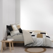Housse de couette 260 x 240 cm percale de coton 78 fils + 2 taies Ulysse, image n° 3