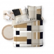 Housse de couette 260 x 240 cm percale de coton 78 fils + 2 taies Ulysse, image n° 4