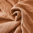 Housse de couette 280 x 240 cm King Size - Double gaze - MILA Abricot, image n° 4