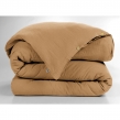 Housse de couette 280 x 240 cm King Size - Double gaze - MILA Camel, image n° 4