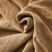 Housse de couette 280 x 240 cm King Size - Double gaze - MILA Camel, image n° 6