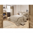 Housse de couette 280 x 240 cm King Size - Double gaze - MILA Ficelle, image n° 1