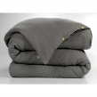 Housse de couette 280 x 240 cm King Size - Double gaze - MILA Granit, image n° 4