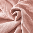 Housse de couette 280 x 240 cm King Size - Double gaze - MILA Rose p&ecirc;che, image n° 5