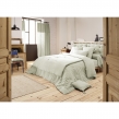 Housse de couette 280 x 240 cm King Size - Double gaze - MILA Vert d&rsquo;eau, image n° 1