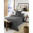 Housse de couette chaude en flanelle 140 x 200 cm Candice Anthracite, image n° 1