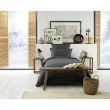 Housse de couette chaude en flanelle 140 x 200 cm Candice Anthracite, image n° 2