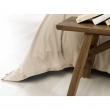 Housse de couette chaude en flanelle 140 x 200 cm Candice Beige, image n° 3