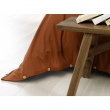 Housse de couette chaude en flanelle 240 x 220 cm Candice Orange, image n° 3