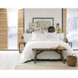 Housse de couette chaude en flanelle 260 x 240 cm Candice Blanc, image n° 2