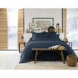Housse de couette chaude en flanelle 260 x 240 cm Candice Bleu foncé, image n° 2