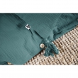 Housse de couette gaze de coton Bio 140x200 cm 1 personne Bleu canard, image n° 3