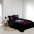 Housse de couette imprimé 260 x 240 cm 100% coton 42 fils + 2 taies Porte bonheur, image n° 3