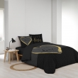 Housse de couette imprimée 220x240 cm + 2 taies 100% coton Crazy love, image n° 3