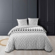 Housse de couette imprimée 240 x 220 cm + 2 taies 100% coton Arcadia, image n° 1