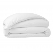 Housse de couette Percale de coton peign&eacute; 80 fils/cm&sup2;- 260 x 240 cm - Blanc, image n° 4