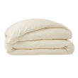 Housse de couette Percale de coton peign&eacute; 80 fils/cm&sup2;- 260 x 240 cm - Ivoire, image n° 4