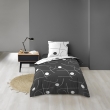 Housse de couette réversible 140 x 200 cm + 1 taie microfibre Sonate, image n° 1